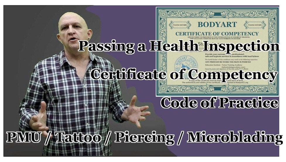 Bodyart Certificate of Competency