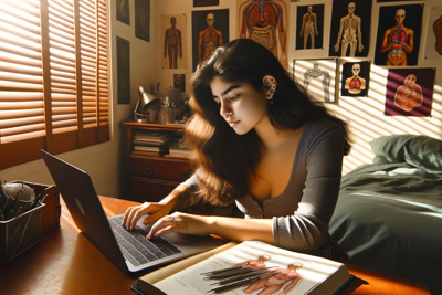 Real Student Journeys: Learning Piercing Online