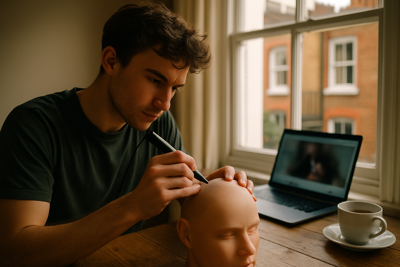 Learn Scalp Micropigmentation from Home: Beginner’s Guide