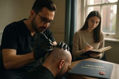 Scalp Micropigmentation Certification & Insurance United Kingdom
