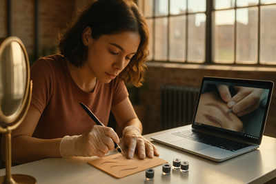 How to Learn Microblading from Home (Beginner’s Guide)