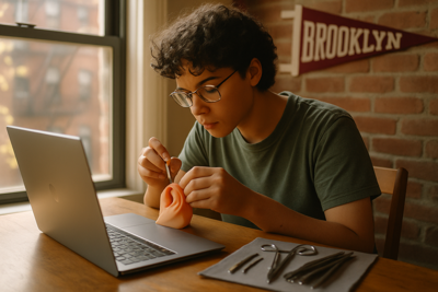 Real Student Journeys: Learning Piercing Online