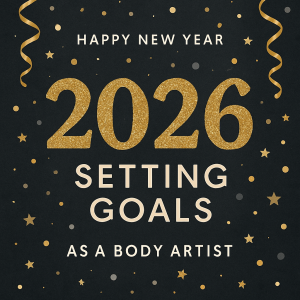 Setting Goals New Year Body Art