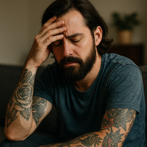 Self-Care Burnout Body Art