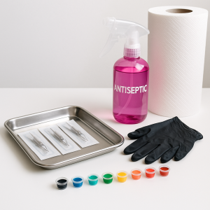 Workstation Setup for Body Artists