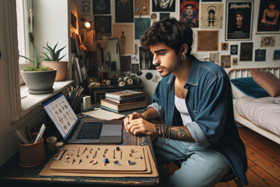 Real Student Journeys: Learning Piercing Online